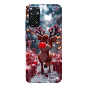 Чехол с принтом «Олень среди подарков» для Xiaomi Redmi Note 11E Pro