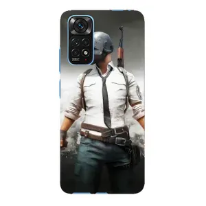 Чехол PUBG для Редми Нот 11Е Про (AlphaPrint) (Пабг мен)