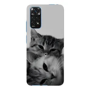 Чохол з принтом «Пара котів» для Xiaomi Redmi Note 11E Pro