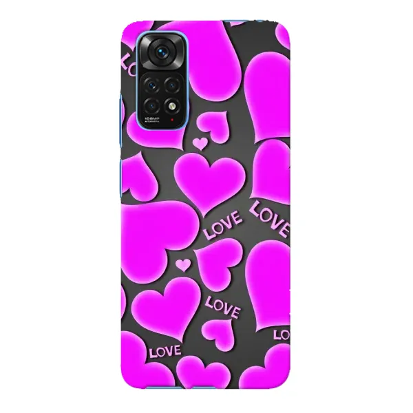 Чехол с принтом «Pink hearts» для Xiaomi Redmi Note 11E Pro Чехол с принтом «Pink hearts» для Xiaomi Redmi Note 11E Pro