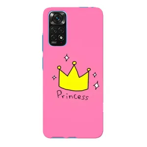Чехол с картинкой (Стильные) для Редми Нот 11Е Про - (AlphaPrint) (Princess)