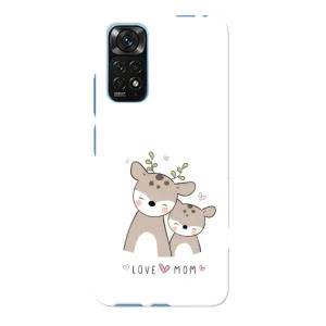 Чохли для мами на Xiaomi Redmi Note 11E Pro (Оленята мама і малюк)
