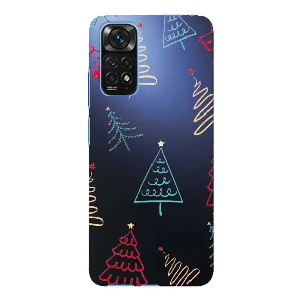 Чехол с принтом «Рождественские елки» для Xiaomi Redmi Note 11E Pro