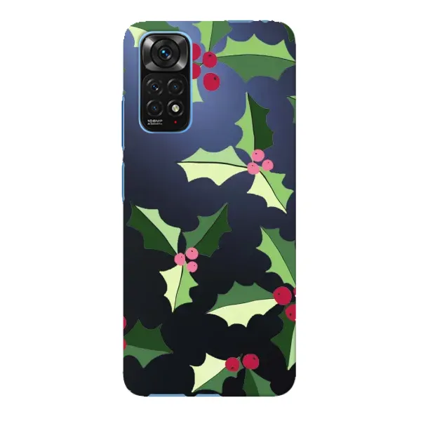 Чехол с принтом «Рождественский фон» для Xiaomi Redmi Note 11E Pro