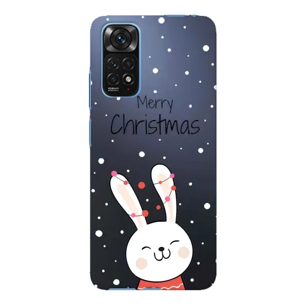 Чехол с принтом «Рождественский заяц» для Xiaomi Redmi Note 11E Pro