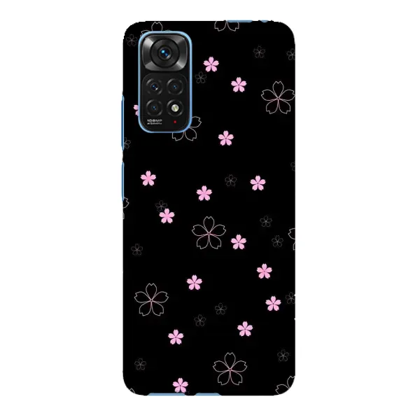 Чехол с принтом «Розовые цветы на черном» для Xiaomi Redmi Note 11E Pro Чехол с принтом «Розовые цветы на черном» для Xiaomi Redmi Note 11E Pro