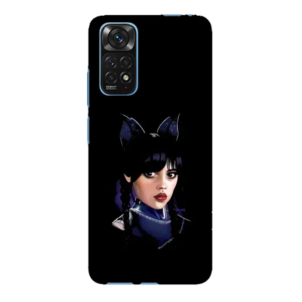 Чехол с принтом «серьезная Уэнздей» для Xiaomi Redmi Note 11E Pro Чехол с принтом «серьезная Уэнздей» для Xiaomi Redmi Note 11E Pro