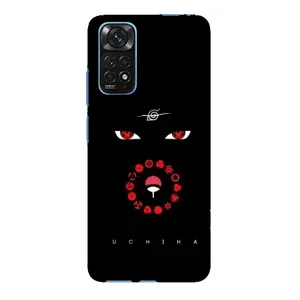 Чехлы на тему: Итачи Учиха для Xiaomi Redmi Note 11E Pro (AlphaPrint) (глаза Итачи)