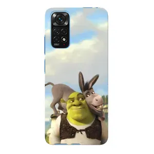 Чохол з мультфільмом Шрек на Xiaomi Redmi Note 11E Pro (Шрек та Осел)