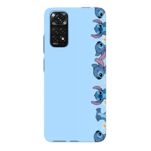 Чохол з принтом Стіч на Xiaomi Redmi Note 11E Pro (Стіч фон)