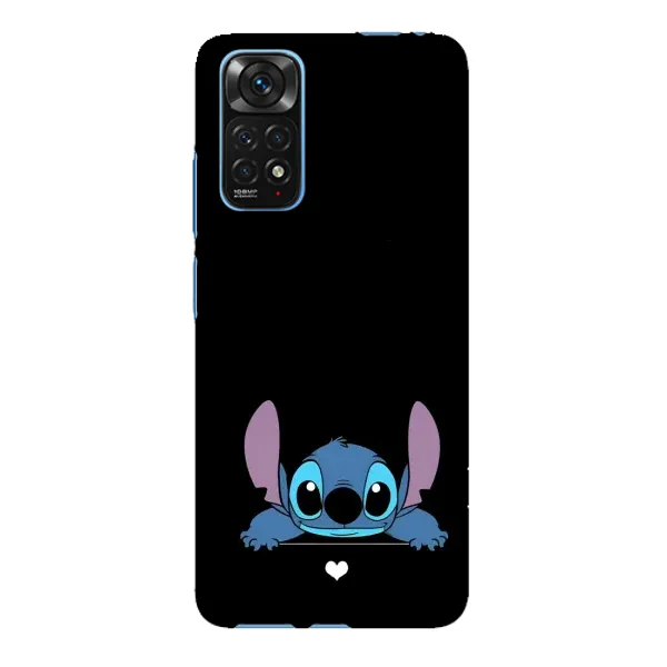 Чехол с принтом «Стич на черном» для Xiaomi Redmi Note 11E Pro