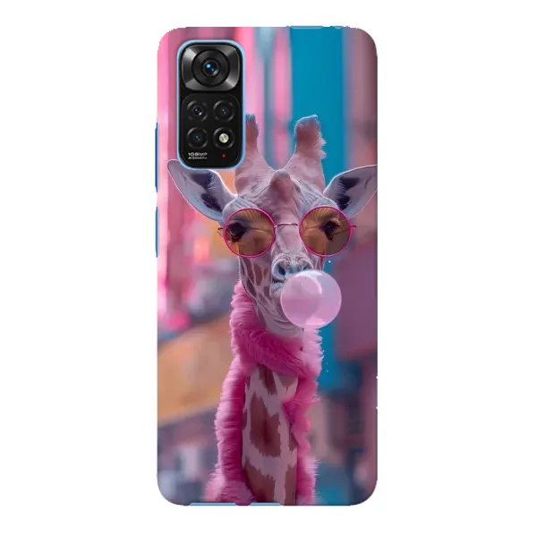 Чохол з принтом «Стильна жирафа» для Xiaomi Redmi Note 11E Pro