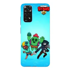 Чехлы Brawl Stars для Xiaomi Redmi Note 11E Pro (AlphaPrint) (Трио героев)