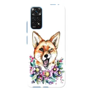 Чехлы с картинкой Лисички для Xiaomi Redmi Note 11E Pro (VPrint) (Веселая лисичка)