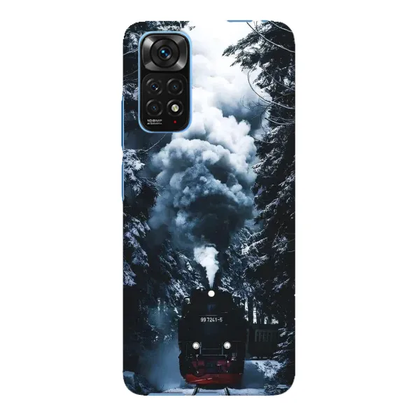 Чехол с принтом «Зимний поезд» для Xiaomi Redmi Note 11E Pro