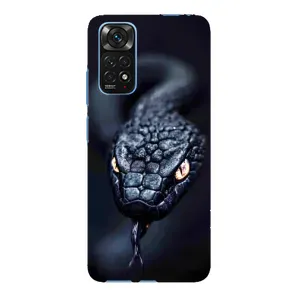 Чехол с принтом «Черная змея» для Xiaomi Redmi Note 11E Pro
