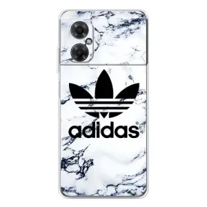Чехлы Адидас для Xiaomi Redmi Note 11R (AlphaPrint) (Адидас на мраморе)
