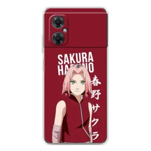 Чехлы Персонажи Аниме Наруто для Xiaomi Redmi Note 11R (AlphaPrint) (Аниме Сакура)