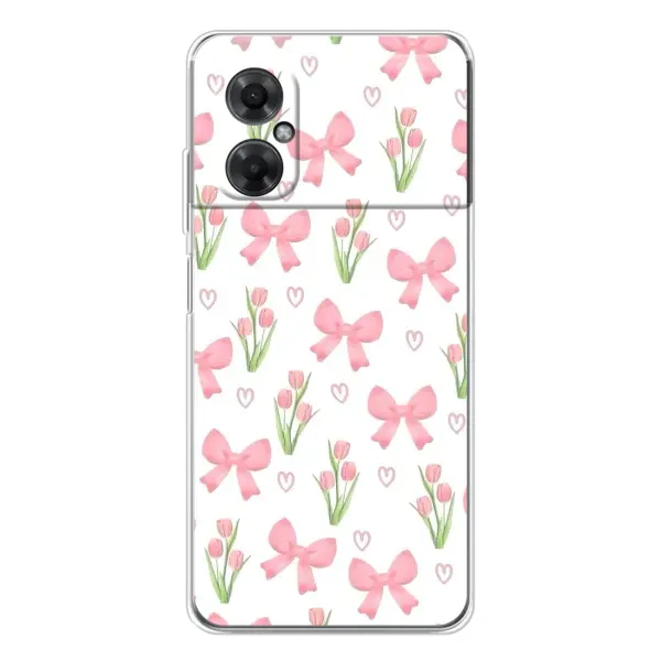 Чехол с принтом «Банты и цветы» для Xiaomi Redmi Note 11R