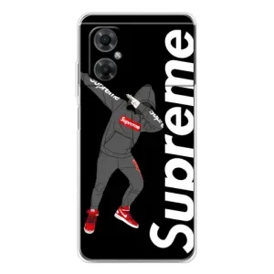 Чехол для Xiaomi Redmi Note 11R с картинкой Supreme (AlphaPrint) (Деб Суприм)