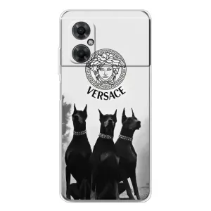 Чехлы VERSACE для Редми Ноут 11р (PREMIUMPrint) (Доберман Версаче)