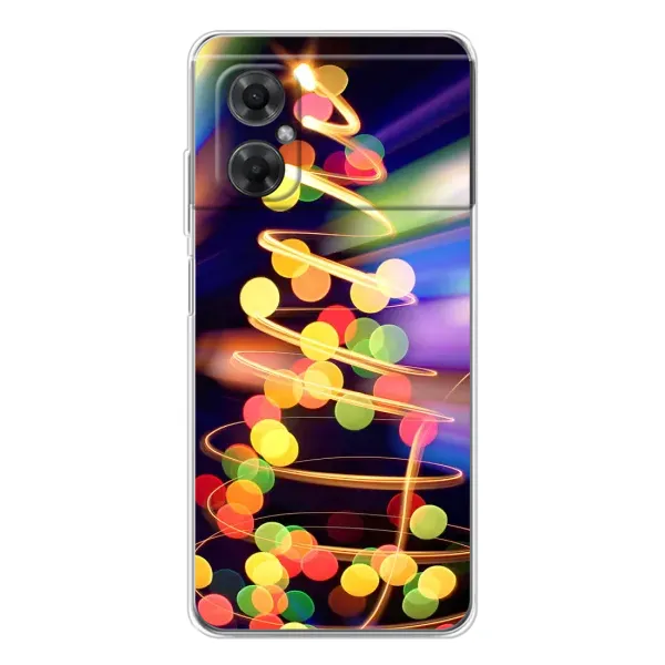 Чехол с принтом «Елка с гирлянд» для Xiaomi Redmi Note 11R Чехол с принтом «Елка с гирлянд» для Xiaomi Redmi Note 11R
