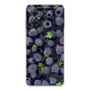 Чехлы с Фруктами для Xiaomi Redmi Note 11R (VPrint) (Ежевика)