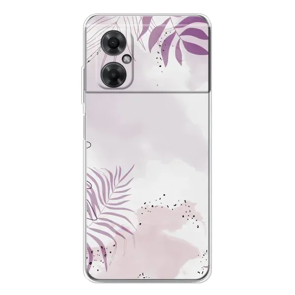 Чехол с принтом «Фиолетовые листья» для Xiaomi Redmi Note 11R