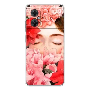 Чехлы (ART) Цветы на Xiaomi Redmi Note 11R (VPrint) (Очі в квітах)