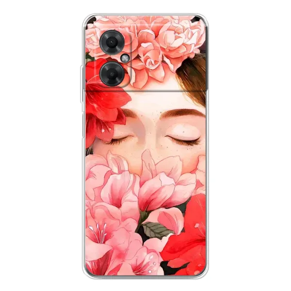 Чехол с принтом «Глаза в цветах» для Xiaomi Redmi Note 11R