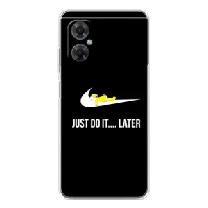 Чехол с Симпсонами для Xiaomi Redmi Note 11R (VPrint) (Гомер Later)