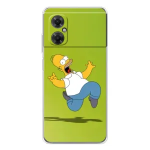 Чехол с Симпсонами для Xiaomi Redmi Note 11R (VPrint) (Гомер Симпсон)