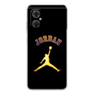 Чехлы для Xiaomi Redmi Note 11R - с картинкой JORDAN (AlphaPrint) (Jordan Gold)