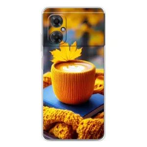 Чохол з унікальним дизайном 'Осінь з кавою' для Xiaomi Redmi Note 11R (Кава на жовтому пледі)