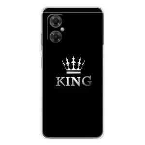 Чехол с Короной Редми Ноут 11р - (AlphaPrint) (KING)