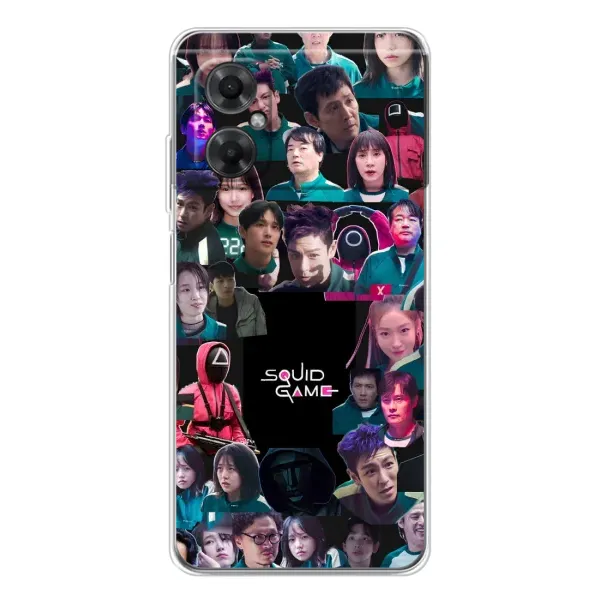 Чехол с принтом «Коллаж Игра кальмара» для Xiaomi Redmi Note 11R