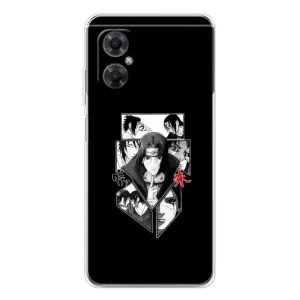 Чехлы на тему: Итачи Учиха для Xiaomi Redmi Note 11R (AlphaPrint) (коллаж Итачи)