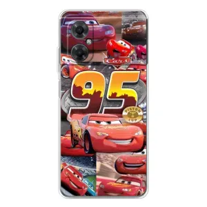 Силиконовый чехол Маквин для Xiaomi Redmi Note 11R (Коллаж Молния Маквин)