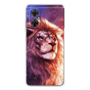 Чехол со Львом для Xiaomi Redmi Note 11R (VPrint) (Красочный Лев)