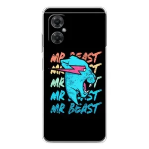 Чехлы Мистер Бист для Редми Ноут 11р (logo Mr beast)