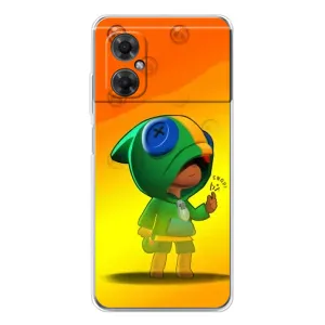 Чехол для Xiaomi Redmi Note 11R Бравл Старс (VPrint) (Мальчик Леон)