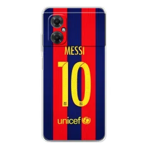 Чехлы Месси для Xiaomi Redmi Note 11R (AlphaPrint) (Messi Barca 10)