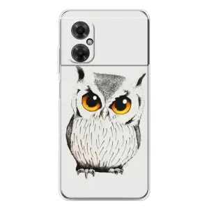 Чехол с птицами на Xiaomi Redmi Note 11R (VPrint) (Милая Сова)