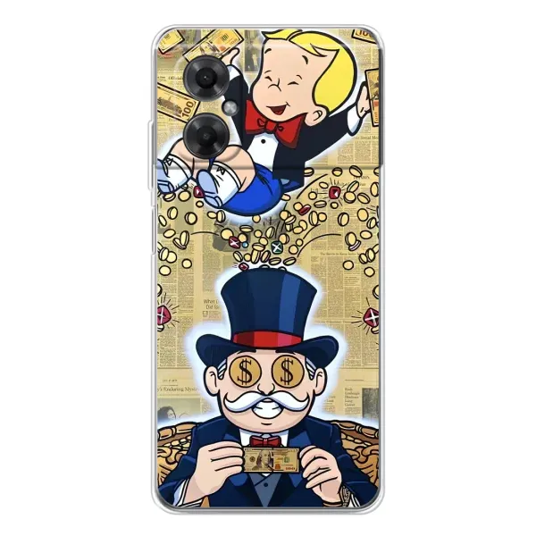 Чехол с принтом «Монополия Мен» для Xiaomi Redmi Note 11R