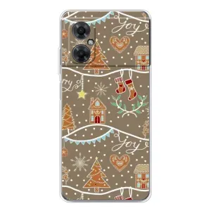 Новогодние, Праздничные Чехлы для Xiaomi Redmi Note 11R - 2024 год (Новогодние пряники)