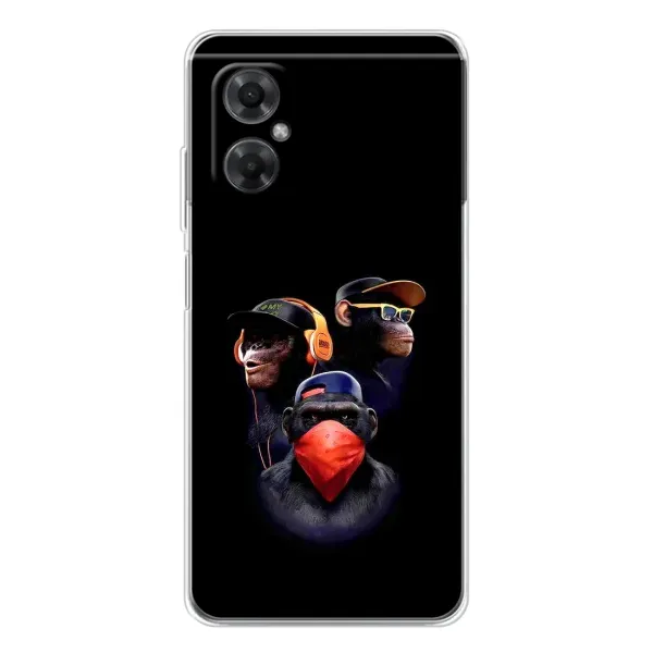 Чехол с принтом «Три обезьяны» для Xiaomi Redmi Note 11R