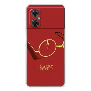 Чехлы с Гарри Поттером для Xiaomi Redmi Note 11R (AlphaPrint) (очки Гарри)