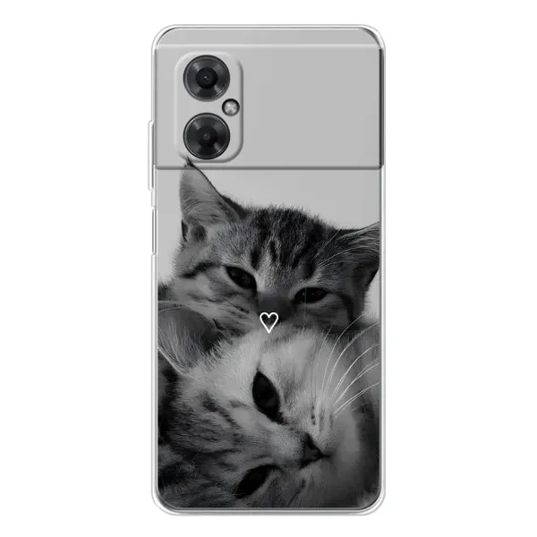 Чохол з принтом «Пара котів» для Xiaomi Redmi Note 11R