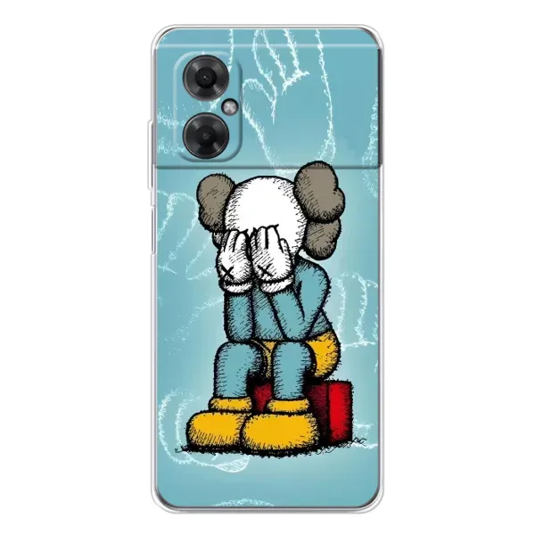Чехол с принтом «Плач Bearbrick» для Xiaomi Redmi Note 11R
