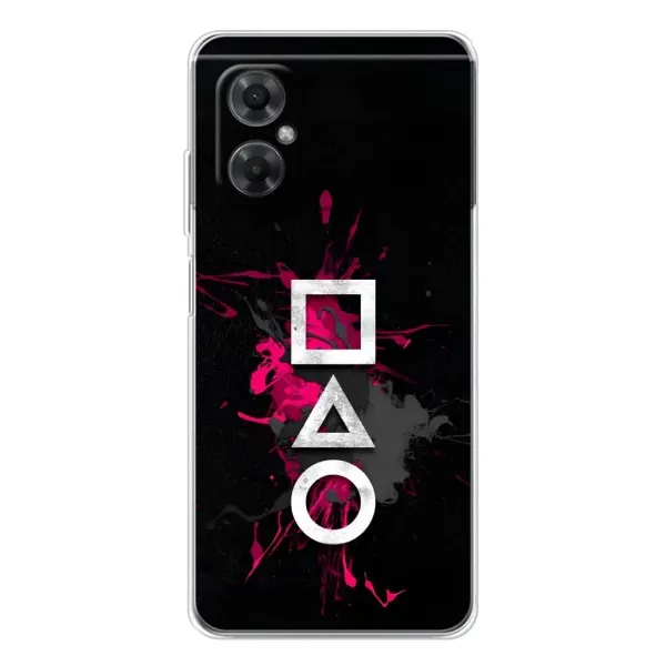 Чехол с принтом «Символы Игра кальмара» для Xiaomi Redmi Note 11R